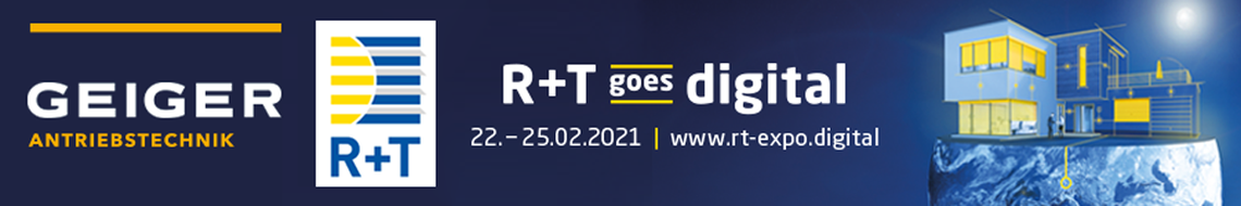 Banner zur R+T digital 2021