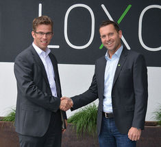 GEIGER CEO Dr Marc Natusch (l) and Loxone CEO Martin Öller (r)